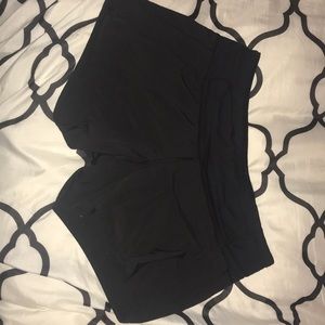 Black lululemon tracker shorts